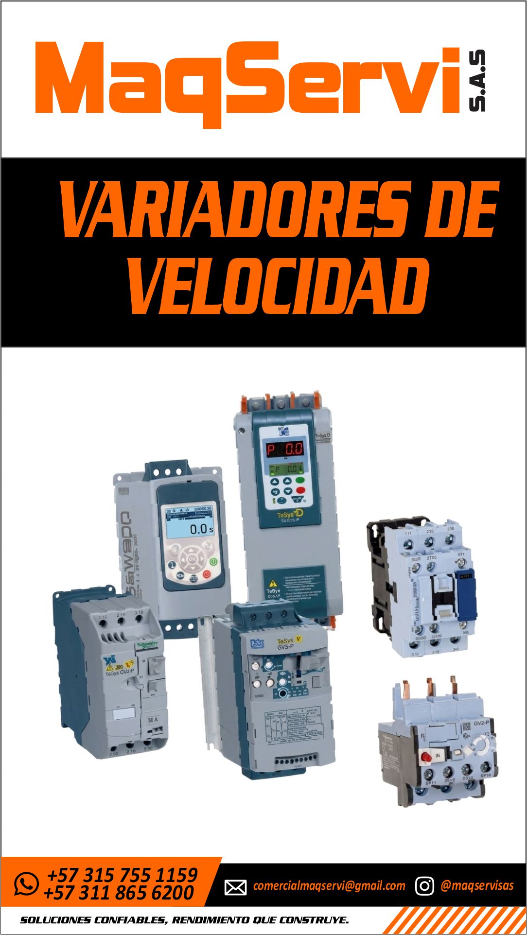Variadores de Velocidad para Motores Trifásicos